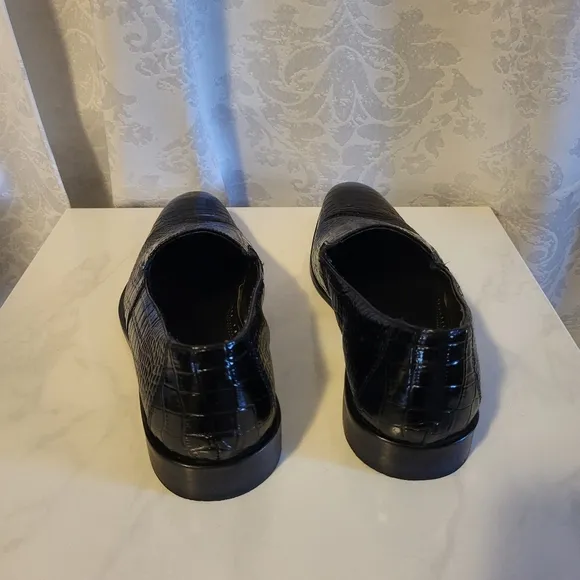 Stacy AdamsTedesco Oxford Lizard, Men's Dress Shoes, Size 11M, Black