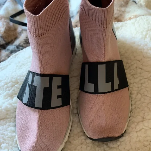 Stella McCartney kids girls  Cruz knit sporty socks sneakers EU 29 US 12