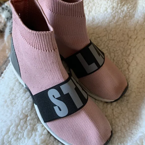 Stella McCartney kids girls  Cruz knit sporty socks sneakers EU 29 US 12