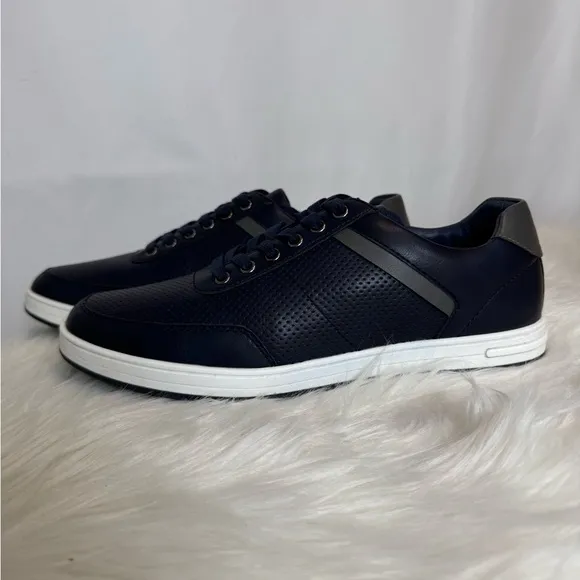 Steve Madden Men's M-Bassil Perforated Faux-Leather Sneakers size 8