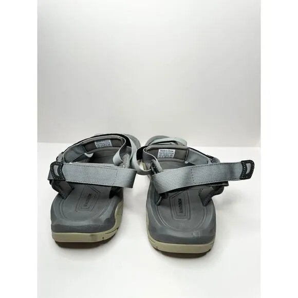 Steve Madden Sandals Men’s Size 12 Crazee Open Toe Gray Sport Shoes