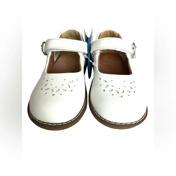 Stride Rite White Mara Mary Jane Shoes