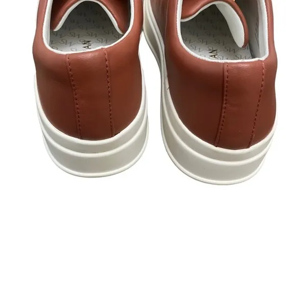 Stuart Weitzman Excelsa Sneaker In Burgundy Red