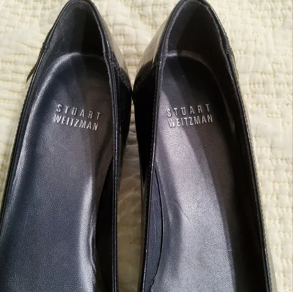 Stuart Weitzman Patent Leather Flat Shoes Size 6M