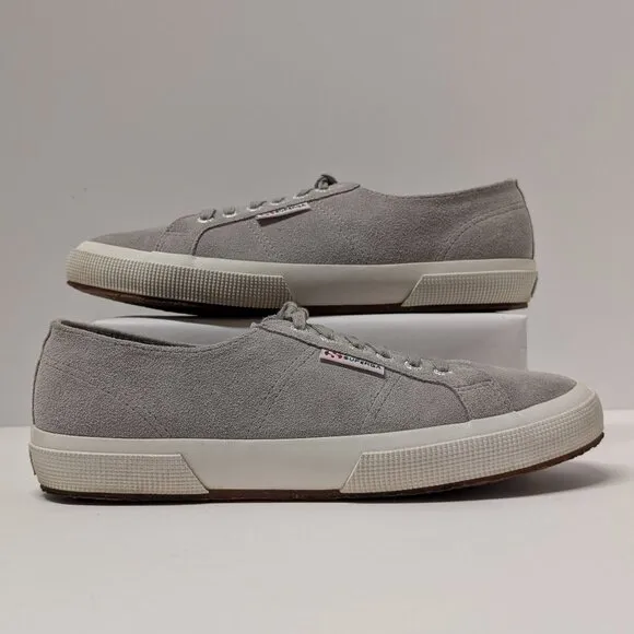 Superga Unisex COTU 2750 Suede Sneakers in Gray Sage