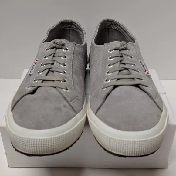 Superga Unisex COTU 2750 Suede Sneakers in Gray Sage