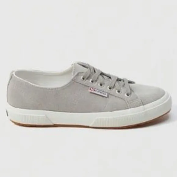 Superga Unisex COTU 2750 Suede Sneakers in Gray Sage