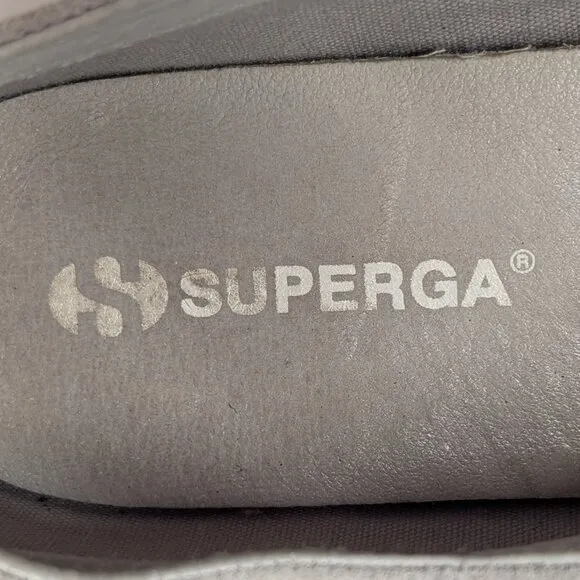 Superga Unisex COTU 2750 Suede Sneakers in Gray Sage