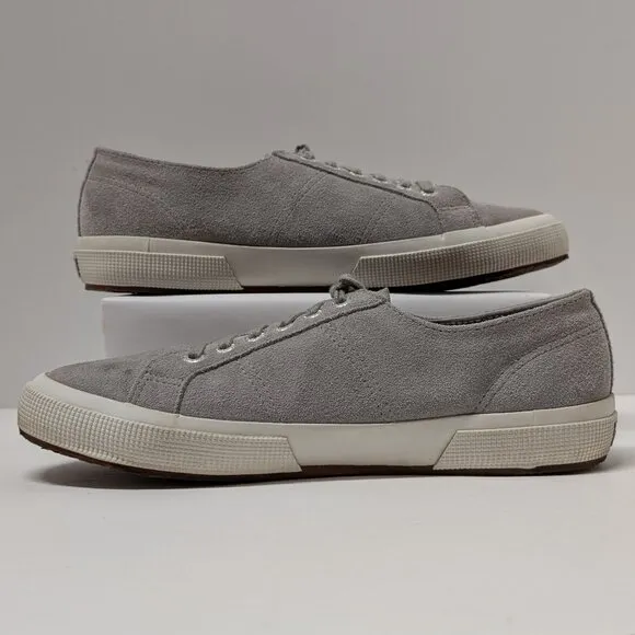 Superga Unisex COTU 2750 Suede Sneakers in Gray Sage