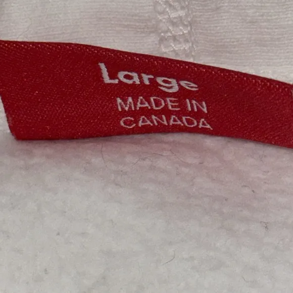 Supreme Small Box Logo Hooded Sweatshirt White Hoodie SIZE L *READ*