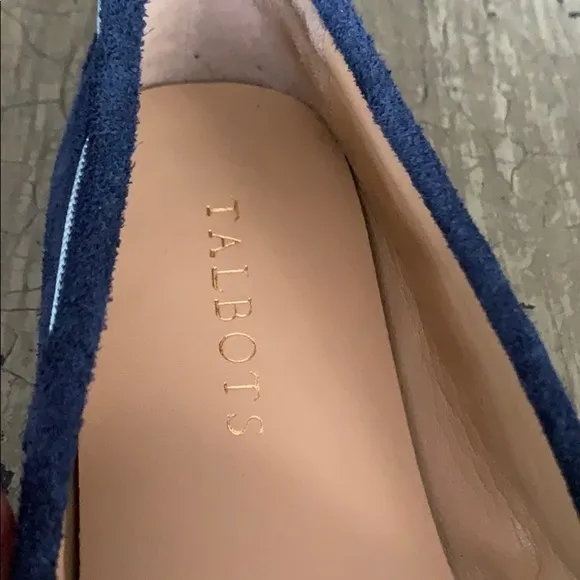 TALBOTS Indigo Blue Everson Novelty Mocassins