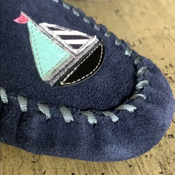 TALBOTS Indigo Blue Everson Novelty Mocassins