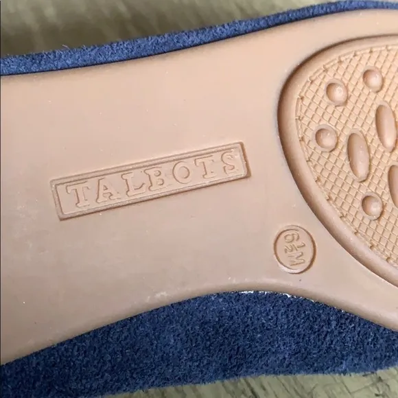 TALBOTS Indigo Blue Everson Novelty Mocassins