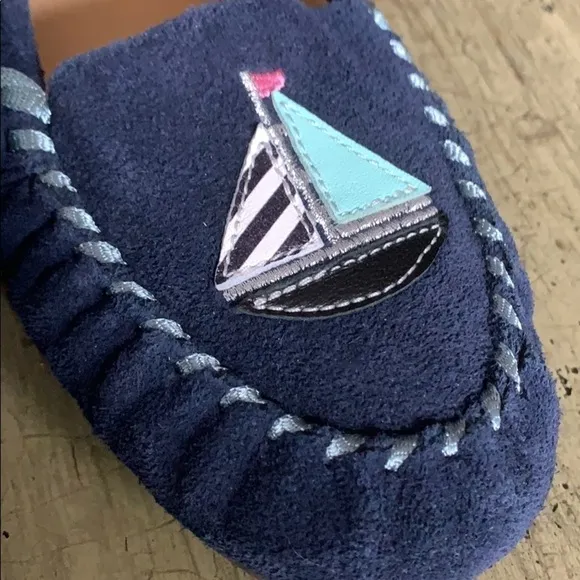 TALBOTS Indigo Blue Everson Novelty Mocassins