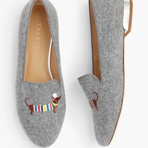 Talbots Ryan Flat NEW Women Dog Shoes sz 7 Dachshund