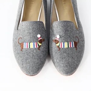 Talbots Ryan Flat NEW Women Dog Shoes sz 7 Dachshund