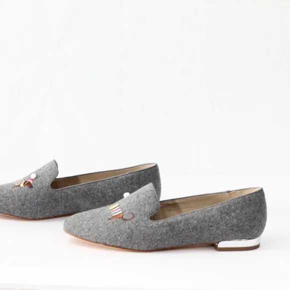 Talbots Ryan Flat NEW Women Dog Shoes sz 7 Dachshund