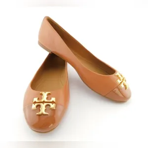Tan Everly Ballet Tory Burch Flat Shoes