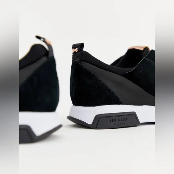 Ted Baker black sporty detail sneakers