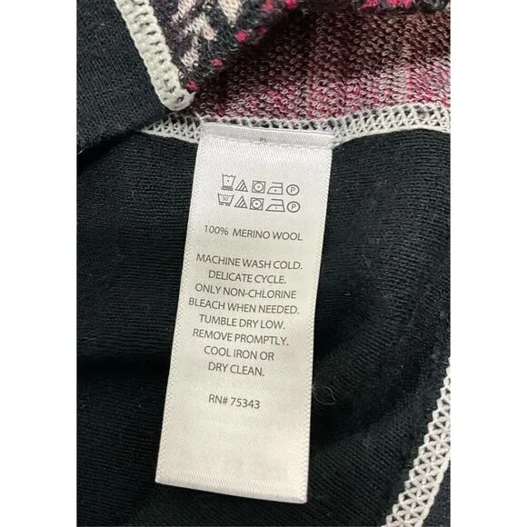 TELLURIDE CLOTHING CO. 100% Merino Wool 1/4 Zip Pullover