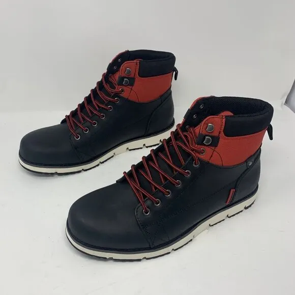 Territory Slickrock Boots Men's 10.5 Black Leather Water Resistant Lace-Up S0724