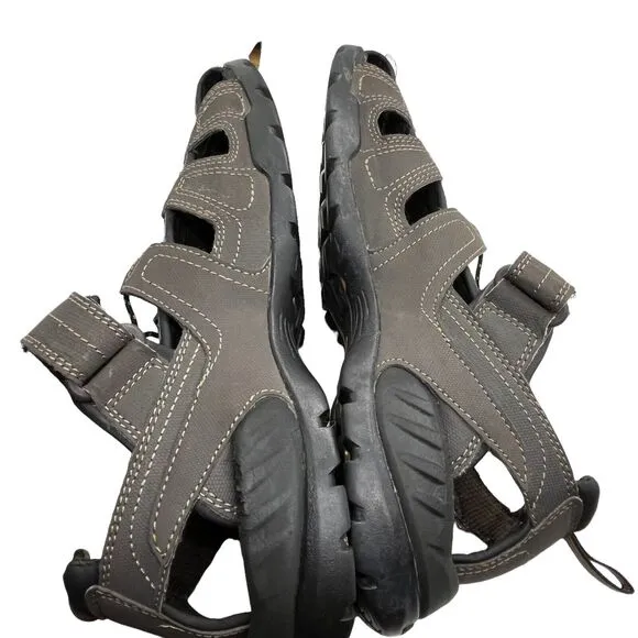 Teva Fisherman Sandals Mens Forebay 1001116 Hook &amp; Loop Brown Size US 8 Shoes