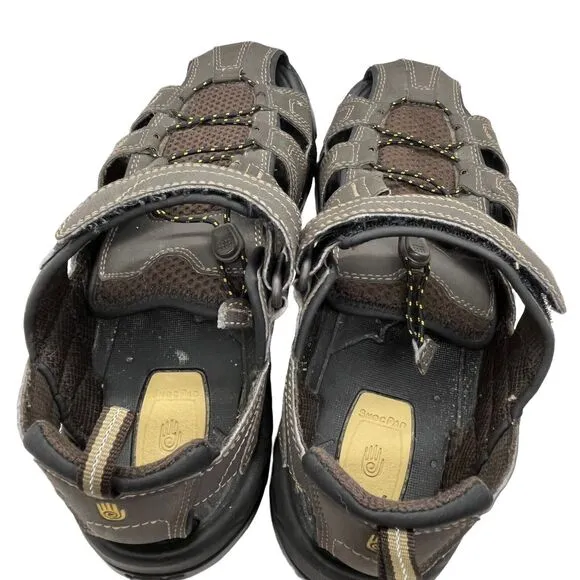 Teva Fisherman Sandals Mens Forebay 1001116 Hook &amp; Loop Brown Size US 8 Shoes