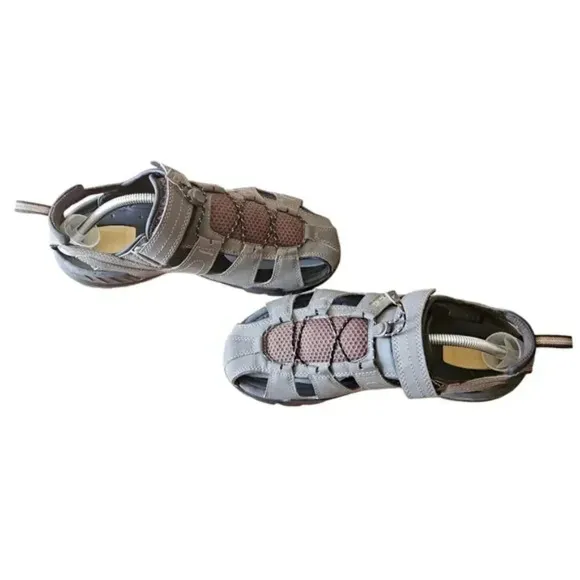 Teva Men's Fisherman Leather Hiking Sandals Shoes Size 9.