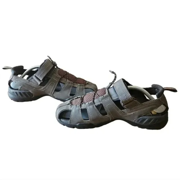 Teva Men's Fisherman Leather Hiking Sandals Shoes Size 9.