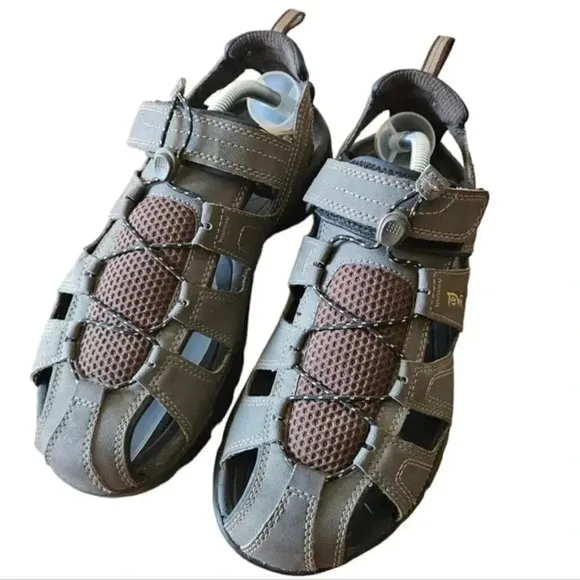 Teva Men's Fisherman Leather Hiking Sandals Shoes Size 9.