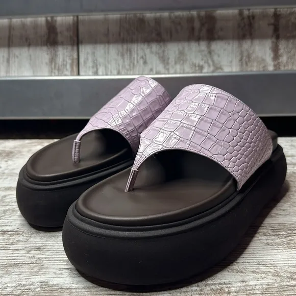 The Attico The Attico Selene Lace-Up Flat Sandal C172 Sz 37.5