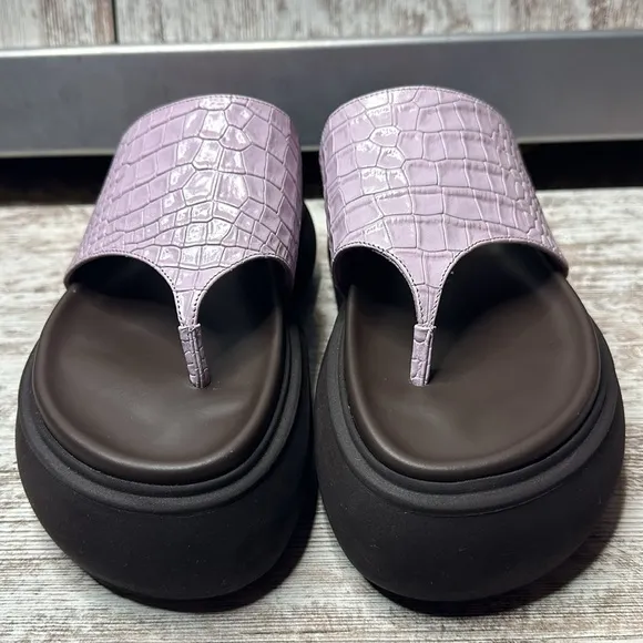 The Attico The Attico Selene Lace-Up Flat Sandal C172 Sz 37.5
