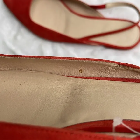 The Editor Slingback suede flat shoes