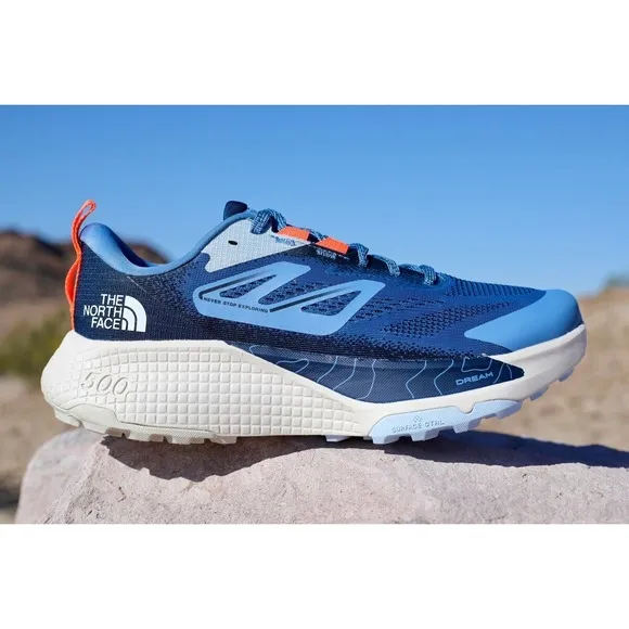 THE NORTH FACE Altamesa 500 Shoes Men's Size 9.5 Blue Hiking Running Shoes