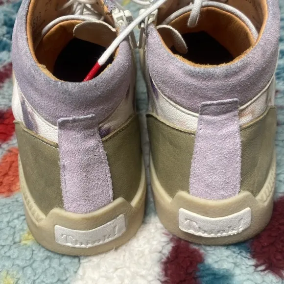 Think! Turna lace up leather sneakers