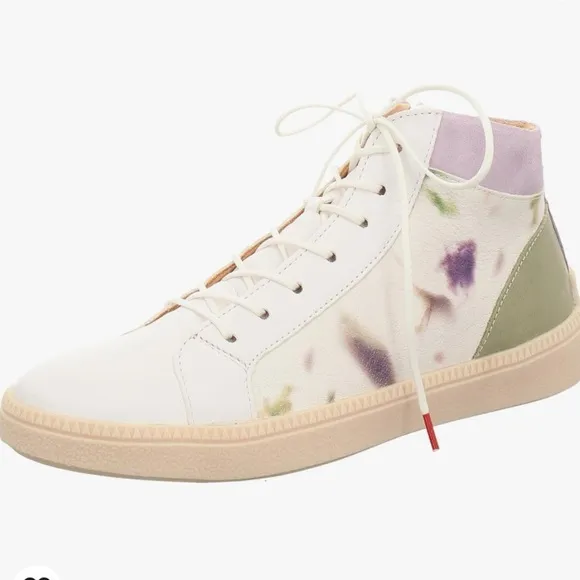 Think! Turna lace up leather sneakers