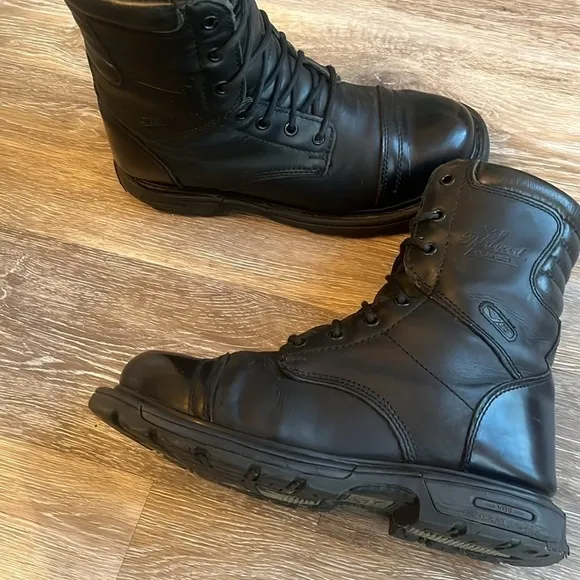 Thorogood GEN-Flex2 8” Black Tactical Boots Leather  Slip-Resistant size 9.5
