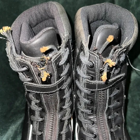 Thorogood Hellfire Wildland Firefightint Boots Size 11 X Wide Steel Toe Zip Up