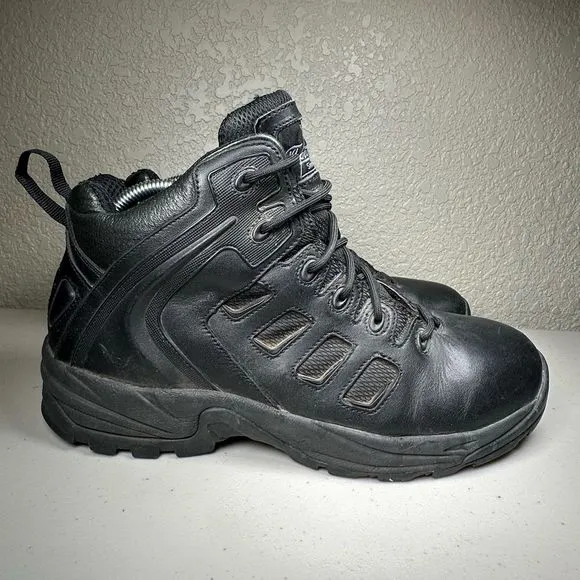 Thorogood Mens 9 Night Recon Mid Cut Hiker Tactical Boots Black Oil Resistant