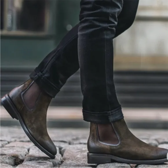 Thursday boot company duke Brown Chelsea slip on boots