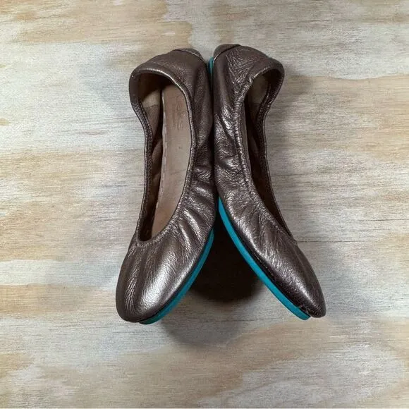 Tieks Bronze Ballet Flat Shoes Women’s Size 7