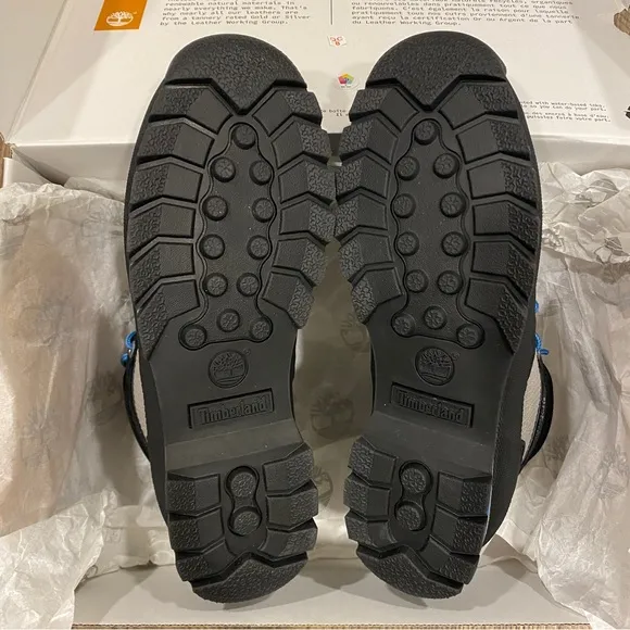 Timberland Euro Hiker Black Waterproof Hiking Ankle Boots Bootie Shoes 7 NEW
