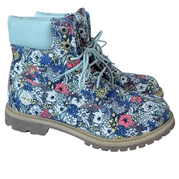 Timberland Icon Fabric 6&quot; Boot in Eco Floral Size 8