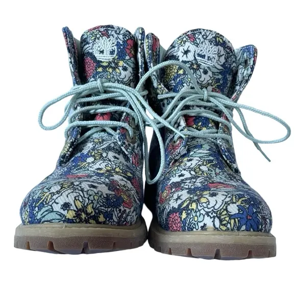 Timberland Icon Fabric 6&quot; Boot in Eco Floral Size 8