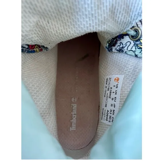 Timberland Icon Fabric 6&quot; Boot in Eco Floral Size 8