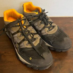 Timberland men black, brown &amp; orange ReBOTL hiking shoes