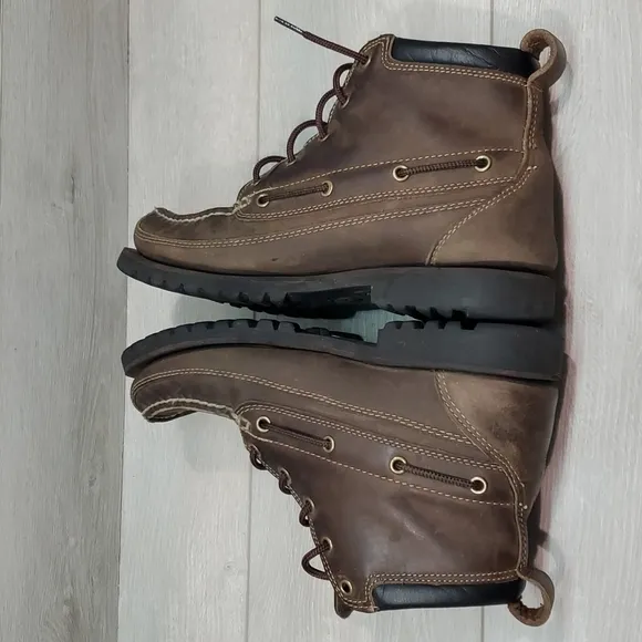 Timberland Mens Outdoor Leather Hiking Boots Sandals shoes sz 8.5M