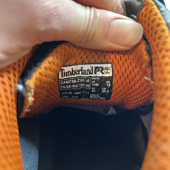 Timberland Pro ENDURANCE Waterproof Steel Toe Boots Mens 14M TB0 95567 001