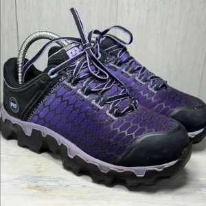Timberland PRO Purple and Black Steeltoe work shoes size 7