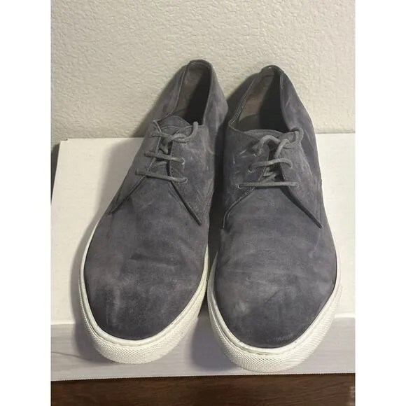 To Boot New York Mens Size 9.5 Shoes Gray Suede Casual Low Top Sneakers
